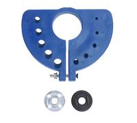 Accessoire d'affûteuse de foret pour meuleuse d'angle |Outil de meuleuse multi-tailles 3 à 12 mm pour embouts HSS/carbure/torsadés |L'affûteur en plastique ABS prolonge la durée (Blue)