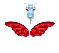 Accessoire d'aile pour casque de moto, décoration d'ailes de chapeau de ski, ornement de chapeau d'ange, accessoire d'aile amovible, ornement de chapeau de moto, ornement d'ombre