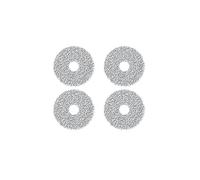 Accessoire d'aspirateur brosse principale latérale vadrouille Compatible for Mijia B101CN, L10S Omni 1S B113CN, B116 pièces de rechange sac filtrant HEPA (Color : Mop rags 4PC)