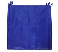 Accessoire D'auvent Pliant 10x10 Pi, Tissu Tissé Bleu, Imperméable | Couche Intérieure Argentée, Sangles de Fixation, Installation Facile, pour Stands et Marché, Rangement Net