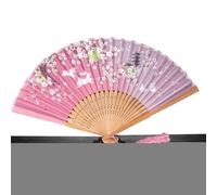 Accessoire de artistique : ventilateur de refroidissement à main décoratif, matériau léger | Classic chinois Fan Gift Quatre-vingt- de dame, pièce d'affichage d'événements de style ancien