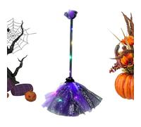 Accessoire de balai de sorcière d'Halloween | Cosplay lumineux LED - Accessoire de balai de sorcière pour costume d'Halloween - Pour femmes, filles, étudiants, maison hantée, cimetière, fête, escapade