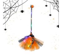 Accessoire De Balai De Sorcière Pour Halloween - Cosplay Avec Manche Qui S',Balai Pour Costume De Sorcière Halloween | pour Adolescents Étudiants Femmes Filles Adultes Maison Hantée Cimetière