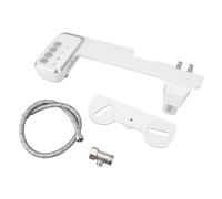 Accessoire de bidet à pression d’eau réglable, double buse, ultra fin, démontage rapide en une seule touche - accessoire de siège de toilette pour la salle de bain domestique,