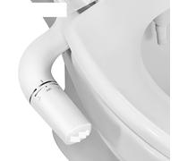 Accessoire de bidet, accessoire de siège de toilette ultra-mince, double buse, bidet à pression d'eau réglable, pulvérisateur non électrique(1-2 RU IL BR CL Asia)