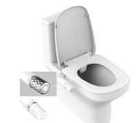 Accessoire de bidet, accessoire de siège de toilette ultra-mince, double buse, bidet, pression d'eau réglable, pulvérisateur non électrique(Zuan shi yin 1-2)