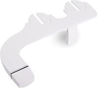 Accessoire de bidet ultra-mince non électrique avec pression d'eau réglable et conception à double buse