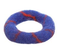 Accessoire de Bol Chantant Bouddhiste en Feutre de Laine Bleu | Protection Antichoc et Antidérapante, pour Bol Chantant et Corps du Bol, Format Coussinet
