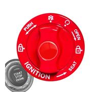 Accessoire de bouton de démarrage, couvercle de bouton de démarrage, autocollant pour bouton de moteur, autocollant de démarrage de voiture, autocollant Dec