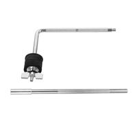 Accessoire de Bras de Cymbale de Batterie, Bras Extensible Amovible | Alliage de Zinc Argenté, Usage Polyvalent, Charge Renforcée, Support de Cymbale et Pince
