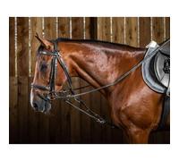 Accessoire de bridon pour cheval nylon Dy'on Gogue Noir Full