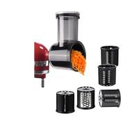 Accessoire de broyeur de trancheuse Compatible for le batteur sur socle KitchenAid, râpe à fromage, accessoire de trancheuse de légumes, trancheuse 5 lames