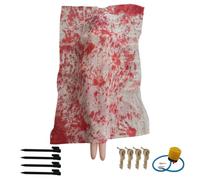 Accessoire De Cadavre Décorations Gonflables Effrayantes pour Fête | Decorations de Jardin Faux Cadavre Effrayantes et Realistes Pour Extérieur Maison Jardin Cour Cimetière