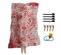 Accessoire De Cadavre Décorations Gonflables Réalistes Effrayantes Pour | Decorations de Jardin Faux Cadavre Effrayantes et Realistes Pour Extérieur Maison Jardin Cour Cimetière