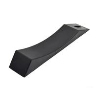 Accessoire de cale pour soulevé de terre en silicone pour une stabilité antidérapante et un chargement sûr de la plaque de poids sur l'équipement de gym (noir)