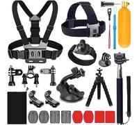 Accessoire De Caméra D'Action 20 En 1 Pour Gopro Hero 13 12 11 10 9 8 7 6 5 4 Noir Gopro 2018 Session Fusion Silver White Insta360 Dji Sjcam Apeman Akaso Et Autres Caméras[Gopro769]