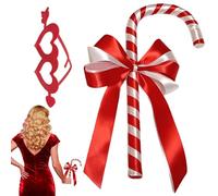 Accessoire de canne de Noël, carnaval, cosplay, béquille de danse jazz - Pour spectacle, école, concert, conventions de bande dessinée, fêtes costumées, bal masqué, séance photo, fabrication de films