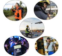 Accessoire de Ceinture bidirectionnel pour Talkie-walkie,pour Radio Portable/Haut-Parleur,Microphone/Haut-Parleur Radio Mobile,Compatible avec Kenwood Motorola Quansheng (Rouge).[W106]