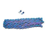 Accessoire de chaîne de vitesse variable coloré en acier pour vélo de route de montagne (entièrement creux 10 vitesses)