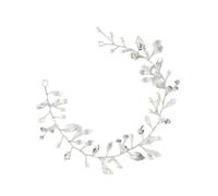Accessoire de cheveux de mariée avec perles et cristaux faits à la main en strass pour mariage et célébrations