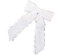 Accessoire De Cheveux De Mode Pour Femmes Pince À Nœud Papillon En Dentelle En Forme De Cœur Doux Et Frais Avec Détails Faits À La Main Conception Robuste Pince Douce Et Fraîche