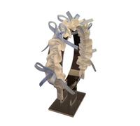 Accessoire de cheveux élégant avec nœud papillon, accessoire de cheveux en tissu, idéal pour améliorer votre regard sur l'événement