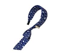 Accessoire de cheveux élégant Caractéristique Tissu Ruban Écharpe Perles Accent Français Large Bande De Cheveux Coiffure De Mode Perles Lettre Chapeaux