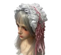 Accessoire de cheveux gothique punk fabriqué avec du tissu de qualité supérieure et des croix décoratives en métal pour un usage quotidien et une fête punk