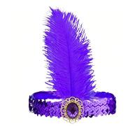 Accessoire de cheveux luxueux à plumes, bandeau en dentelle délicate pour demoiselles d ' honneur, concours, fêtes costumées, vêtements de bal, couvre-chef en dentelle