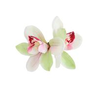 Accessoire de cheveux tendance en tissu élégant avec une prise en main sûre pour une longue durée de vie Double épingle à cheveux fleur