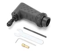Accessoire de convertisseur d'angle droit pour meuleuse électrique Durable ABS noir accessoire d'outil rotatif flexible à 90 degrés pour les zones difficiles d'accès Petit