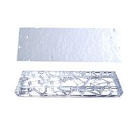 Accessoire de coque de clavier pour boîtier de, White | Structure de logement claire, mise à niveau de l ' affichage du projet Holy 60