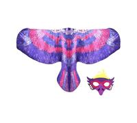 Accessoire de cosplay pour oiseaux - Cape d'ailes d'oiseau pour avec | Costume sur le thème des animaux pour garçons et filles - Pour l'école, le carnaval, Halloween, un bal masqué, une