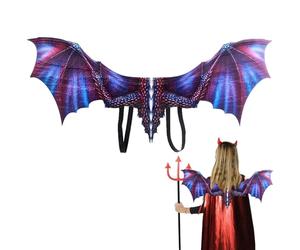 Accessoire De Costume Ailes De Dragon - Accessoire En Tissu Non Tissé 45x90 Cm | Ailes De Cosplay D'halloween, Tenue Décorative De Carnaval Pour Et Adultes, Fête De La Renaissance, Thème Anima