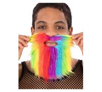 Accessoire De Costume D'Été Pour Hommes Avec Barbe Arc-En-Ciel De Fierté