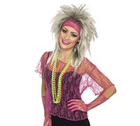 Accessoire De Costume En Dentelle Des Années 80, Gants Et Bandeau