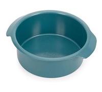 Joseph Joseph Nest Moule à Gâteau Antiadhésif Ronds, 20 cm, Acier au Carbone, Poignées Faciles à Tirer, Empilables, Garantie 10 Ans, Bleu