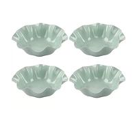 Accessoire de cuisine moderne Plateau à fruits 4 pièces, plateau for salon, table basse moderne et simple, collation, créatif, secs(Blue)