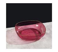 Accessoire de cuisine moderne Plateau de fruits Maison Salon Table basse bonbons collations Hôtel Restaurant spécial(Red)