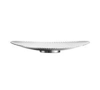 Accessoire de cuisine moderne Plateau de service côtelé, plateau décoratif brillant for fruits, amuse-gueules et autres gourmandises, vaisselle for la cuisine le repas