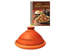Accessoire De Décoration Tajine En Verre Marqu. Marrakesch 30cm Terracotta