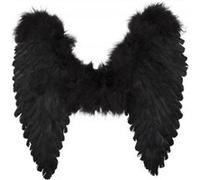 Accessoire de déguisement - Ailes d'ange - 50x50cm - noir Noir G