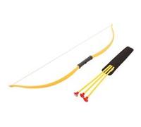 Accessoire de déguisement - arc indien 3 flèches ventouses carquois 75cm jaune - guirca 18456 Jaune G