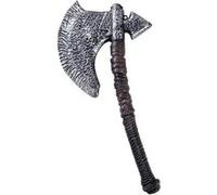 Accessoire de déguisement avec hache médiévale factice de 46 cm (x1) REF/32568 gris et noir G