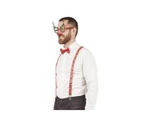 Accessoire de déguisement de Noël: bretelles, noud papillon, lunettes REF/50305 - ptit clown
