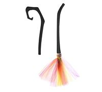 Accessoire de déguisement d'Halloween : balai magique de la sorcière : volez comme une sorcière avec ce balai enchanteur (RD2, 97CM)