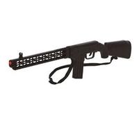 Accessoire de déguisement - fusil d'assaut mitraillette plastique 69cm noir - guirca 17288 Noir G