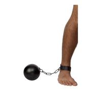 Accessoire De Déguisement Pour Adultes En Chaîne Et Boule En Plastique