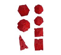 Accessoire de Dés pour Jeu de Société | Jeu De Société Thème Fromage Avec Dés | 7 Pièces Décorations Numérotées Impression 3D | Pour Adultes Adolescents Camarades Débutants