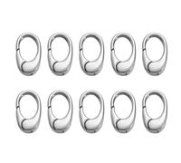 Accessoire de fermoir pour le réglage du collier et du avec résultats de fabrication de bijoux en acier inoxydable 10 pièces composants de